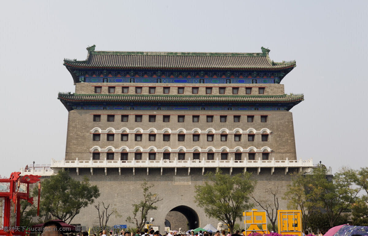 正阳门箭楼 正阳门 北京正阳门 建筑 天安门 古建筑 旅游 自助游 箭楼 树木 国内旅游 旅游摄影