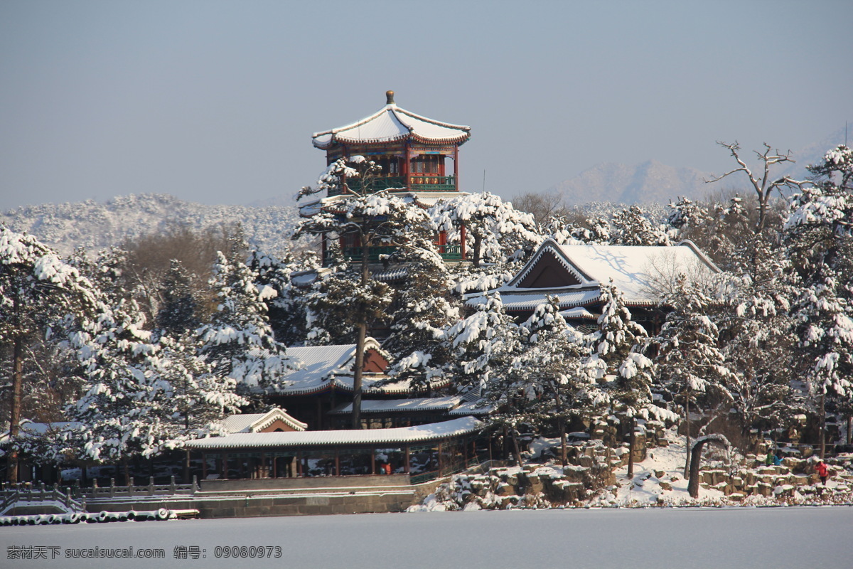 唯美 风景 风光 旅行 人文 河北 承德 避暑山庄 古建筑 古典 避暑山庄雪景 旅游摄影 国内旅游