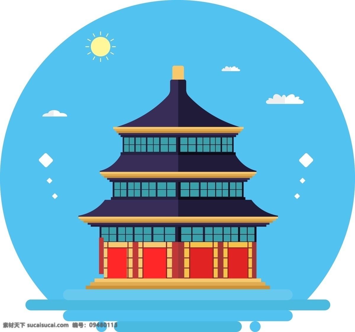 精品 创意 小 清新 扁平化 小楼 商用 原创 元素 扁平化素材 简约设计 小清新 小清新设计 扁平化小楼 简约