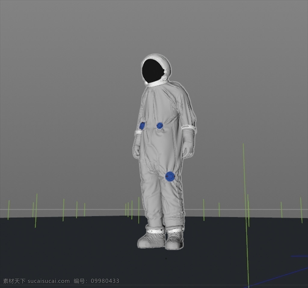 宇航员模型 c4d 模型 太空 宇航员 飞船 太空人 白色 三维 3d设计 其他模型