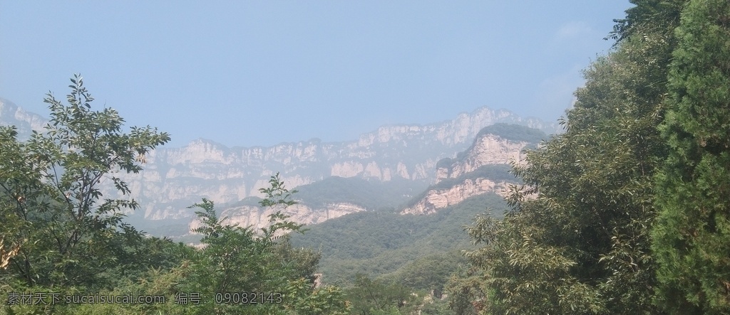 太行 山脉 黄 华山 太行山 太行山脉 黄华山 树木 自然景观 山水风景