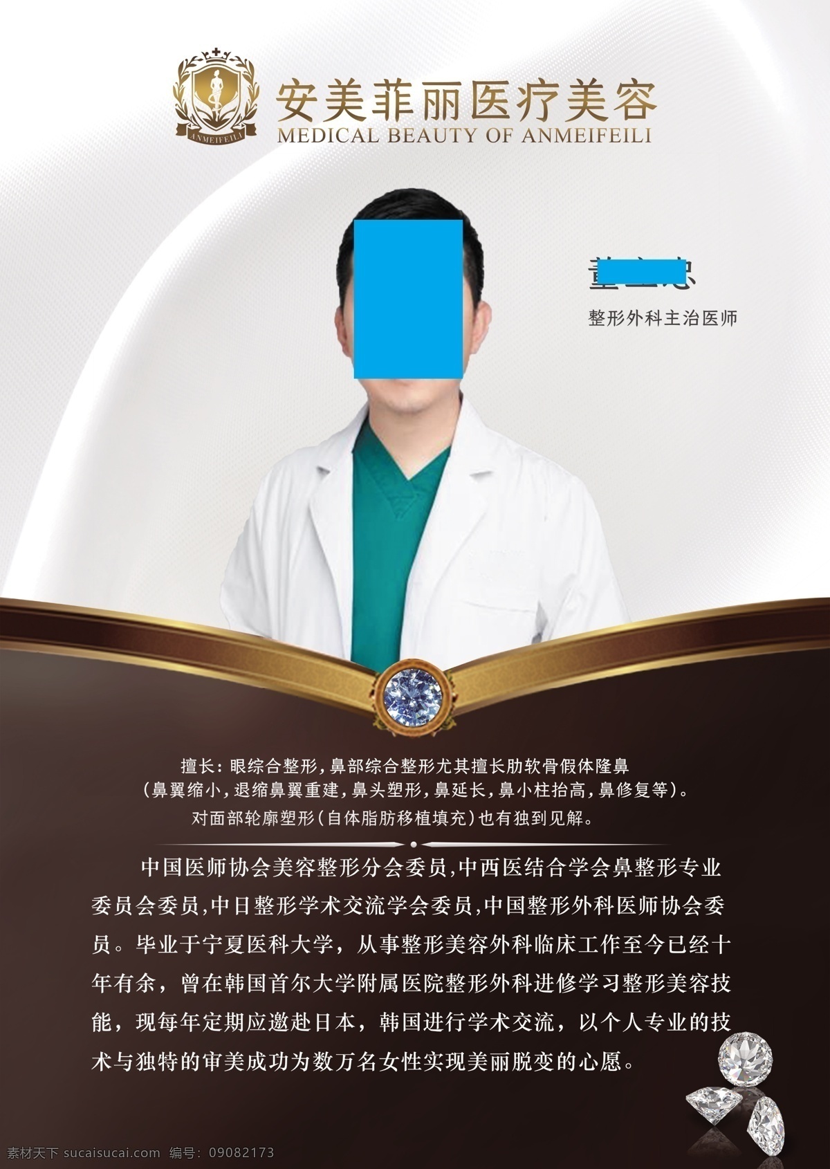 医生 专家 海报 灯箱 灯箱片