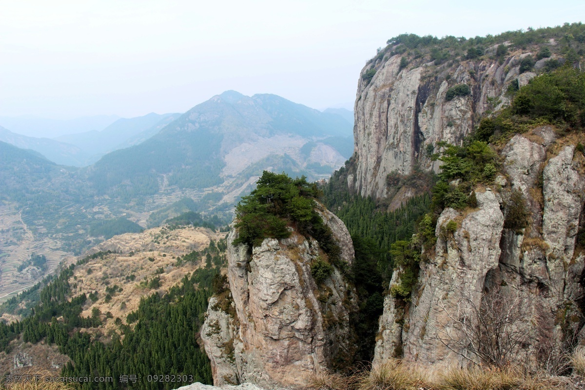 仙居方岩背 风景 山水 自然 群山 山野 山峦 蓝天 仙居 方岩背 景点 自然风光 山水风景 自然景观