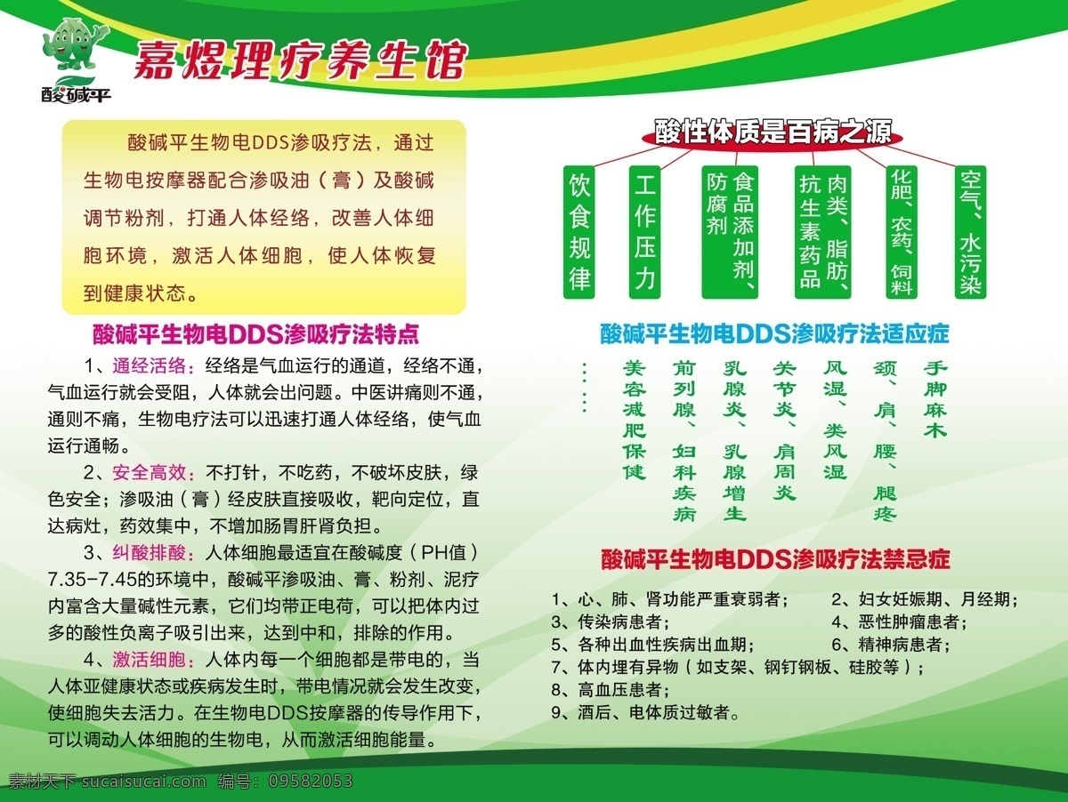 理疗养生 理疗 养生 酸碱平 dds 渗 吸 疗法 简介 特点 禁忌症 适应症 分层 源文件
