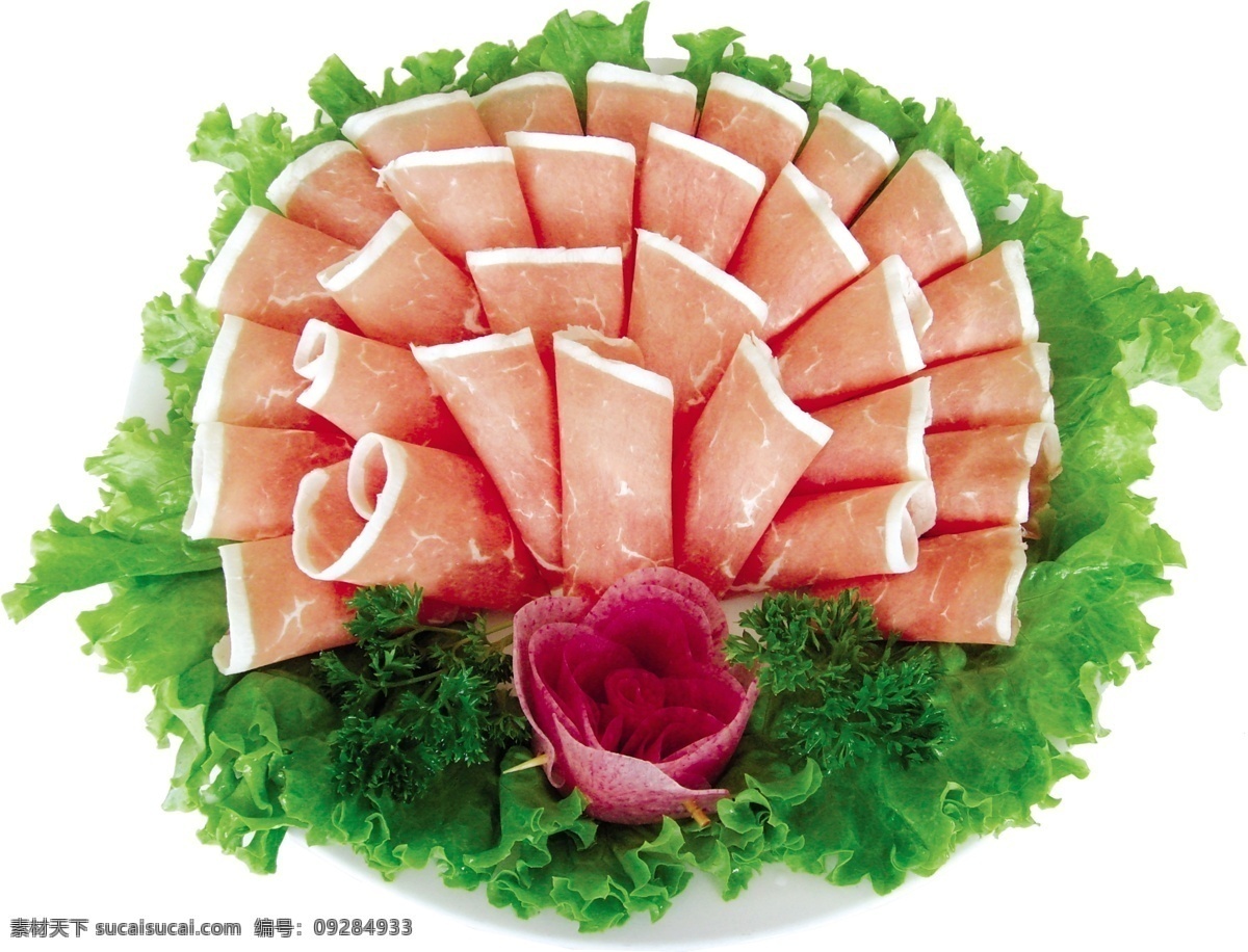 保鲜 餐饮美食 花椒 绿叶 美食摄影 肉片 食物原料 叶子 猪肉 瘦肉 新鲜肉 肉块 麻袋 火煺肠 火煺肠片 psd源文件