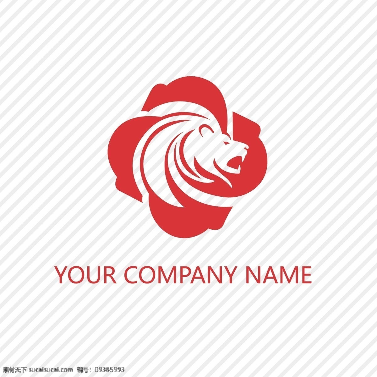红色 矢量 老虎 标志 动物 颜色 虎 企业 公司 品牌 抽象图案 形状 现代企业形象