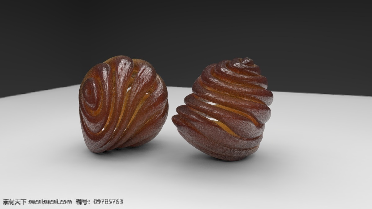 螺旋 曲线 界 领域 3d模型素材 3d打印模型
