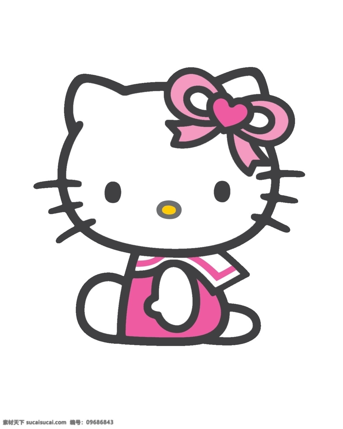 kiti猫咪 kiti猫 可爱卡通图片 猫咪 小猫 卡通猫 分层