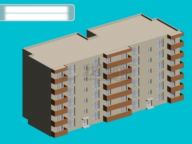 3d 多层 公寓楼 3d设计 3d素材 3d效果图 公寓 楼 楼房 多层公寓楼 矢量图 建筑家居