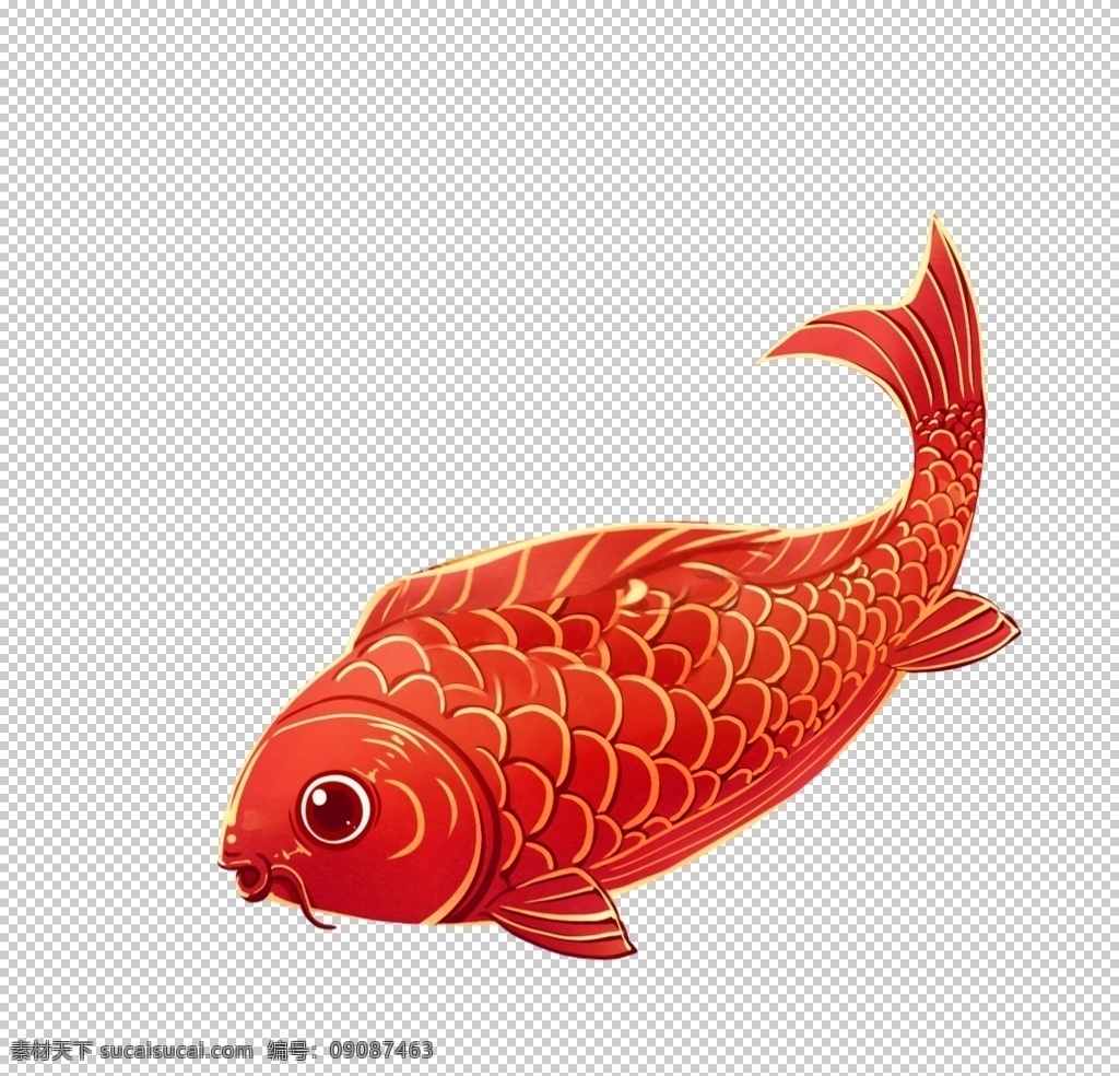 鱼图片 鱼 吉祥 年年有余 鱼素材 锦鲤 红鱼 金鱼 矢量鱼 手绘鱼 插画鱼 国潮 国潮画 鱼类 生物 吉祥物 鲤鱼 红锦鲤