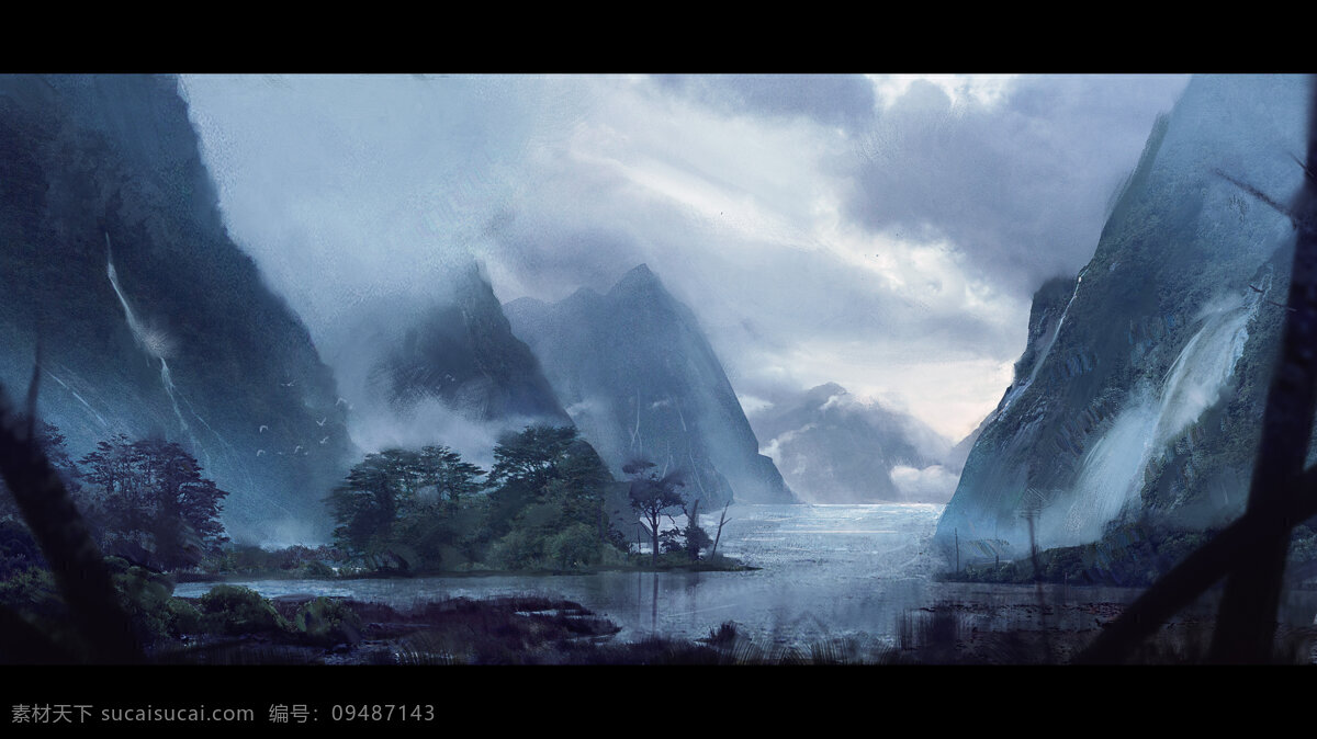 彩色 动漫 风景 插画 背景图片 背景 动漫动画 风景漫画