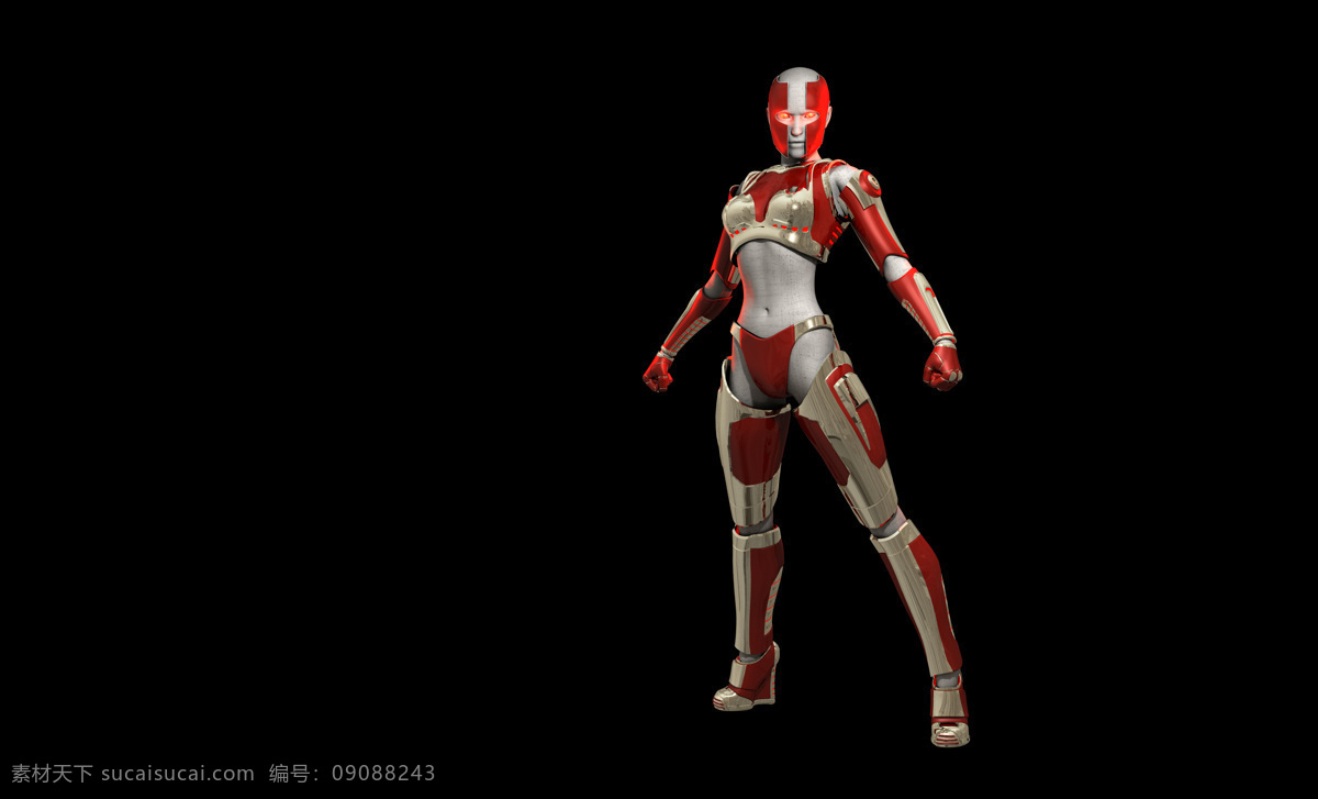 红色 机器人 机器人素材 人物 人物素材 概念 机械 玩具 其他类别 现代科技