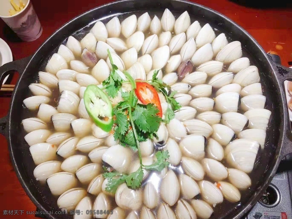 卜卜贝 海鲜大锅 海鲜 贝类 汤 餐饮美食 传统美食