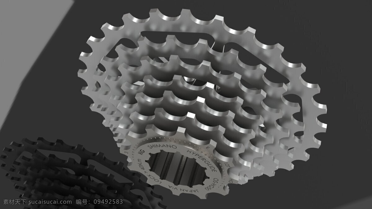 禧 玛 诺 速 齿轮 盒 禧玛诺 3d模型素材 电器模型
