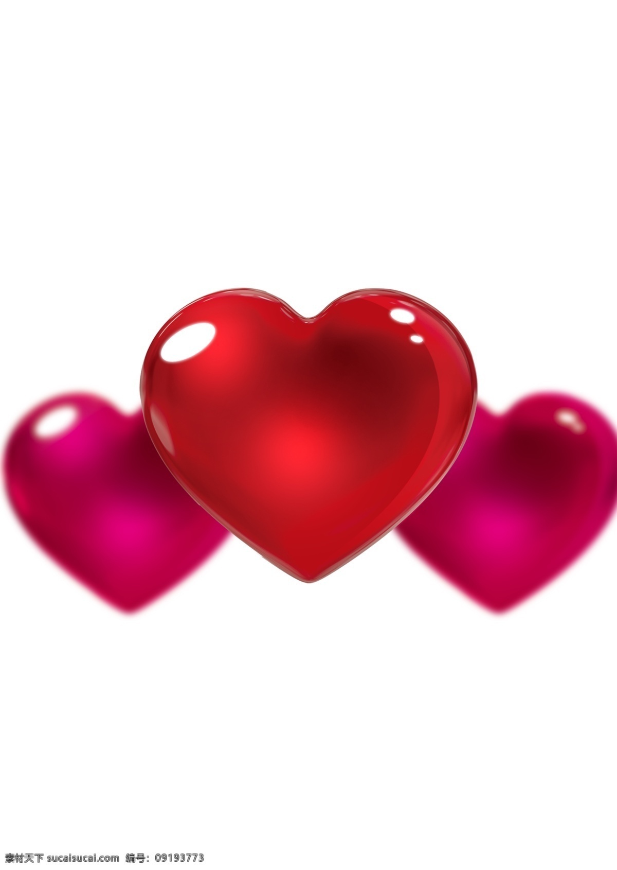 情人节 心形 气球 元素 红心 简单 浪漫