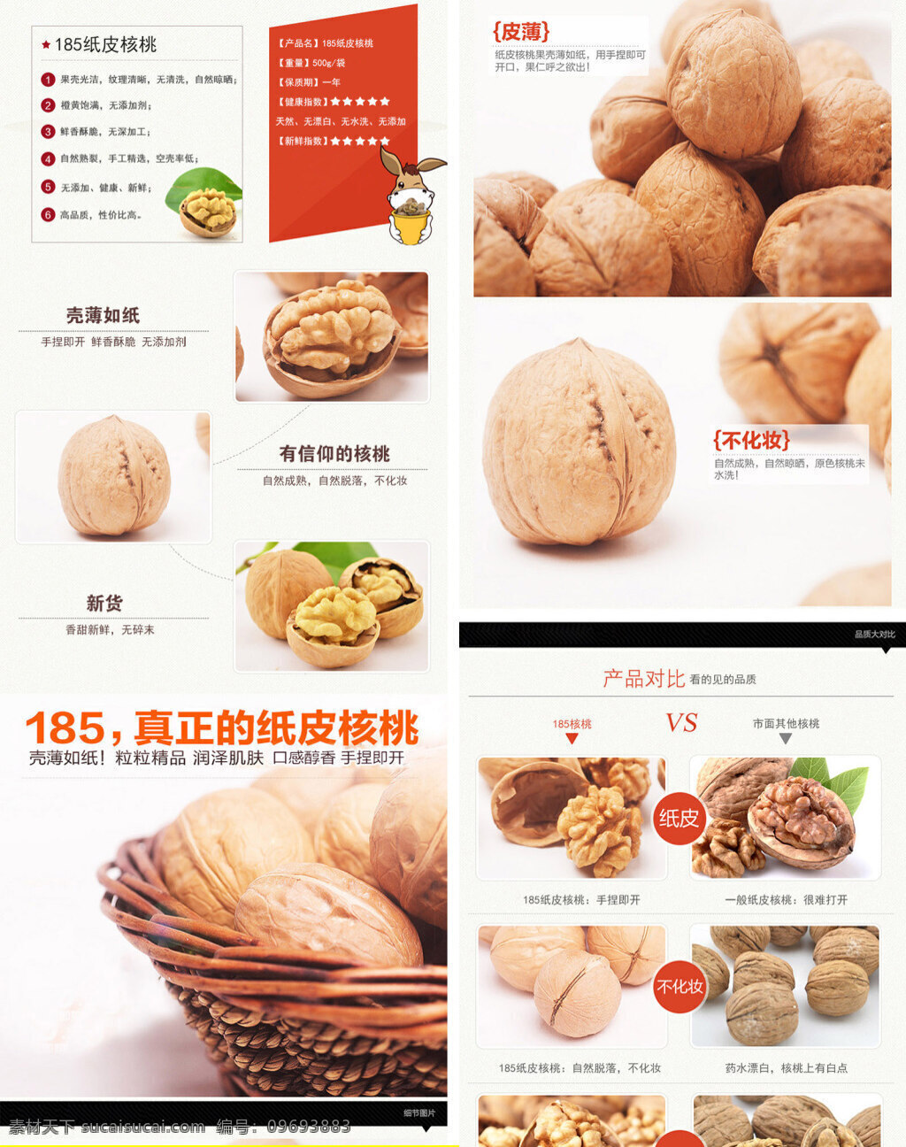 核桃详情页 描述 详情页 宝贝描述 详情图 淘宝商品详情 淘宝产品描述 淘宝素材 淘宝 天猫 psd素材 核桃 美食详情 食品描述 坚果描述 零食详情 白色