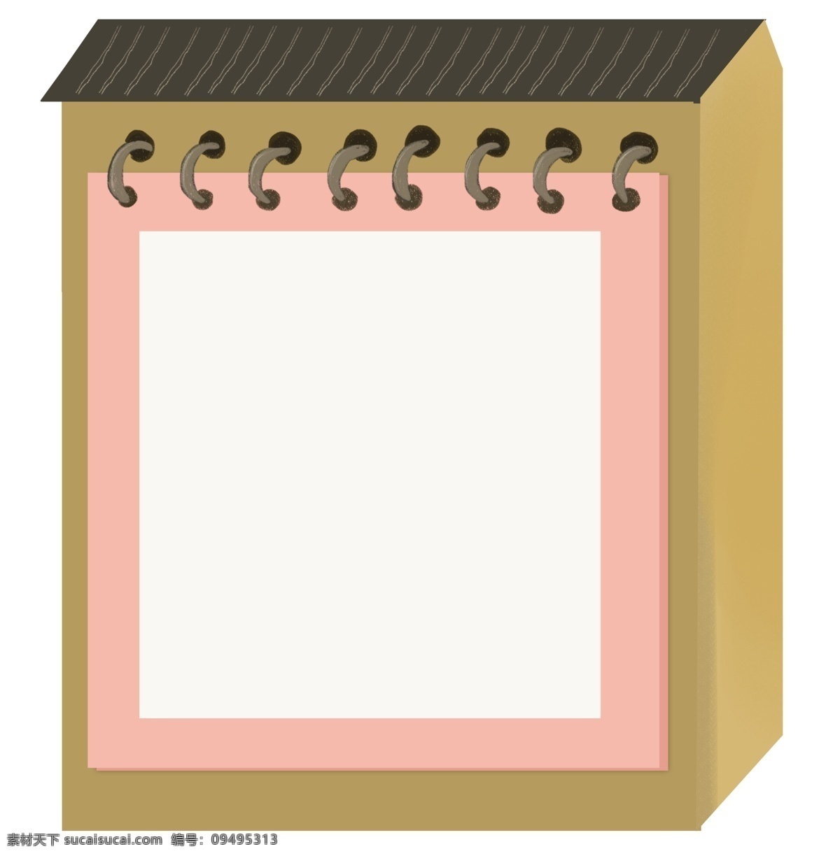 便利 纸 立体 边框 插画 房子 便利纸 立体边框