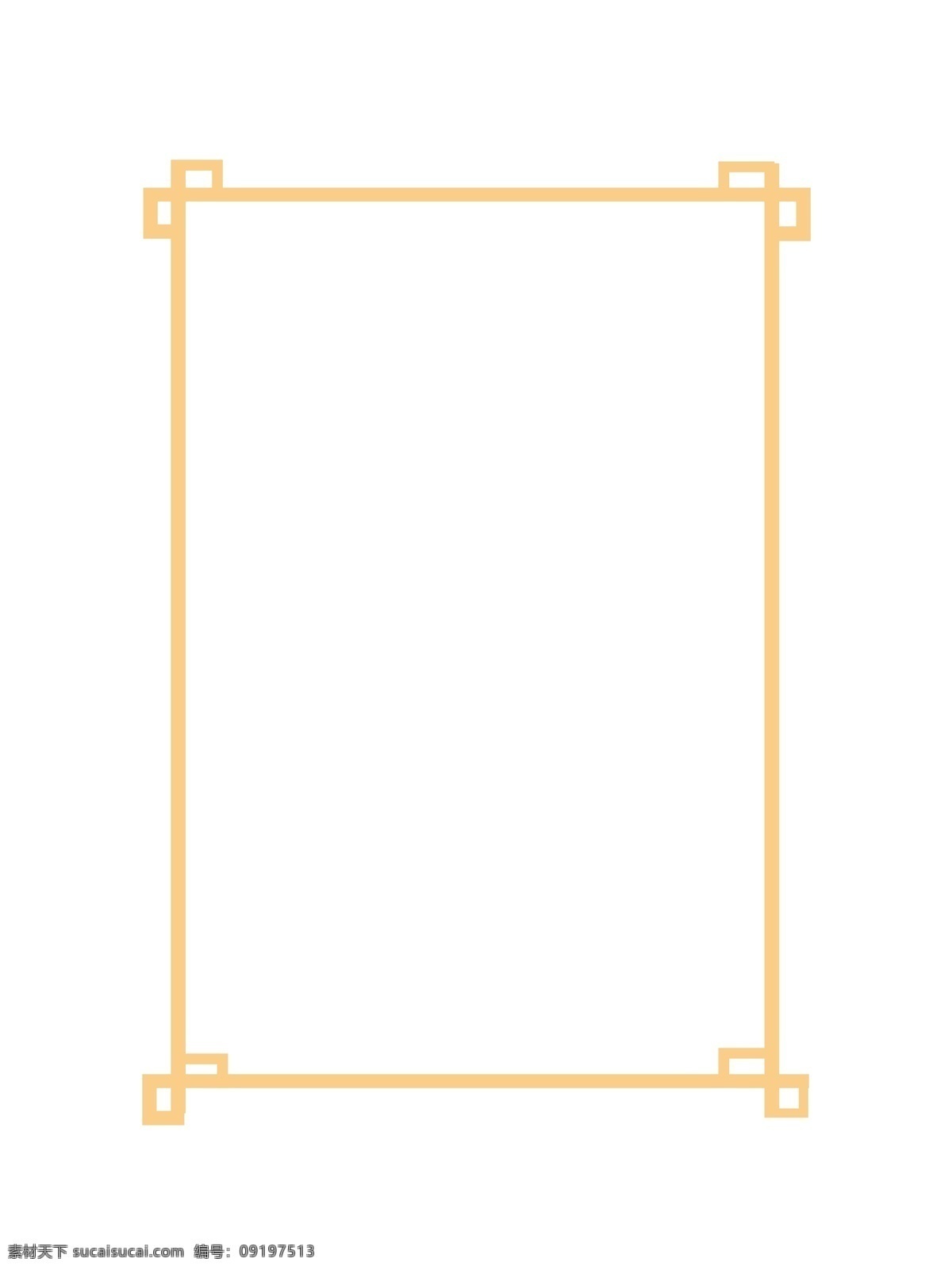 黄色 中国 风 古典 框架 古典框架 欧式边框 边框纹理 黄色边框 欧式框架 花纹边框