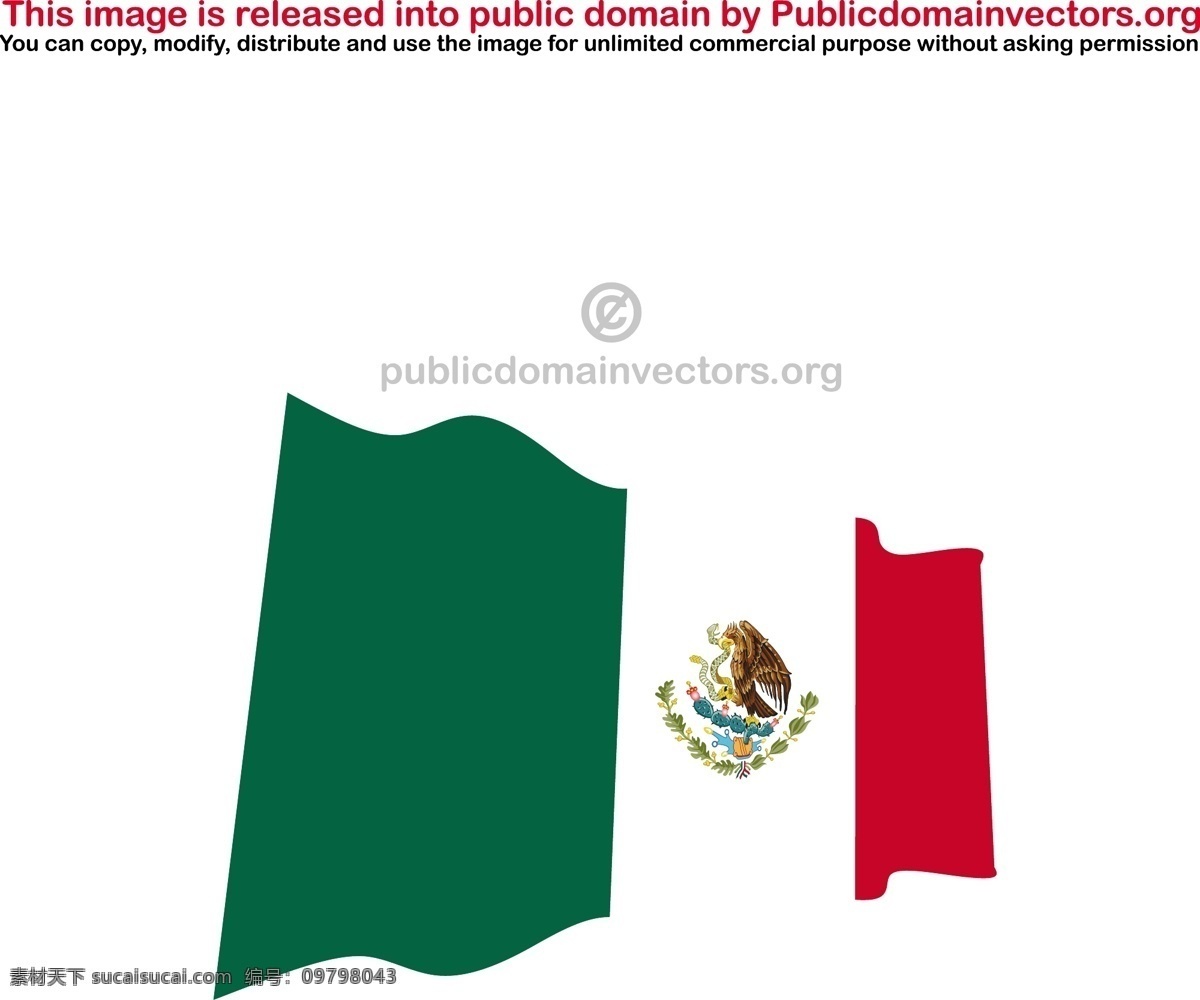 墨西哥 国旗 挥舞 向量 北 波浪 美国 旗 旗帜 土地 状态 反 挥舞着 矢量图 文化艺术