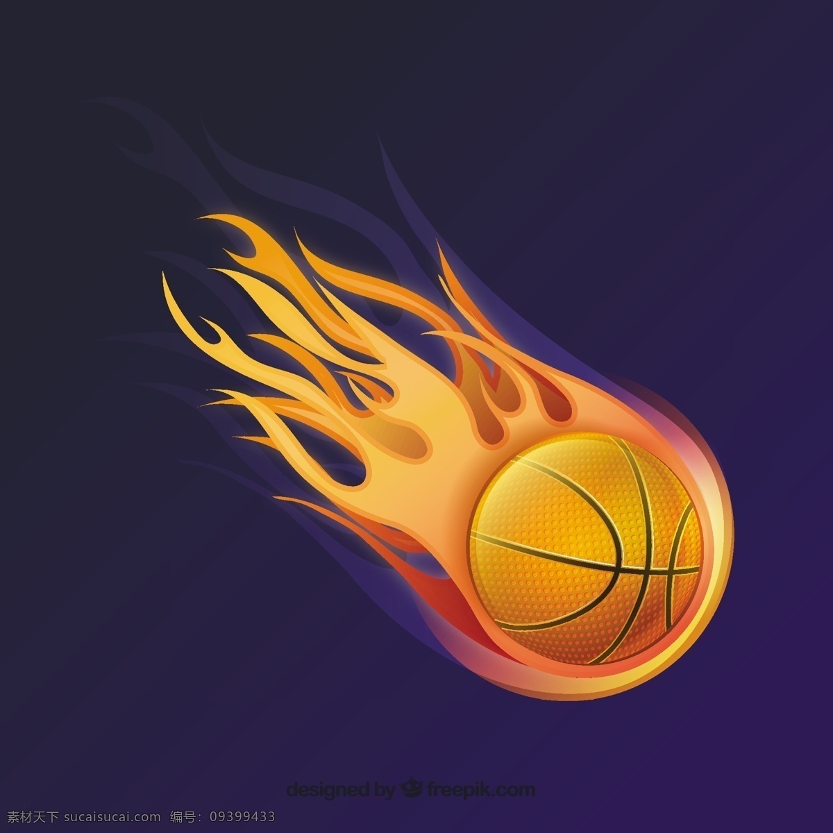 篮球球着火 运动 射击 篮球 球 火焰