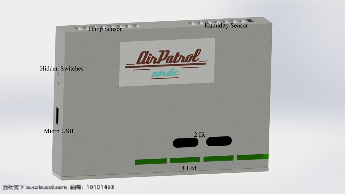 airpatrol 控制器 外壳 controllercasing 3d模型素材 电器模型