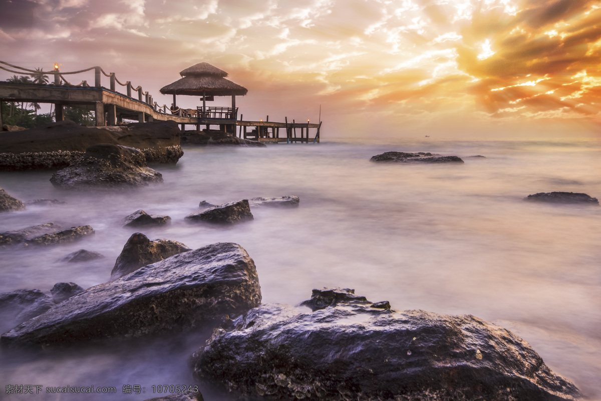 海边栈道 秦皇岛 北戴河 旅游 风景 自然 栈道 风光 唯美 意境 清新 大海 海面 海边 夕阳 黄昏 落日 日落 傍晚 休闲 娱乐 国内旅游 旅游摄影