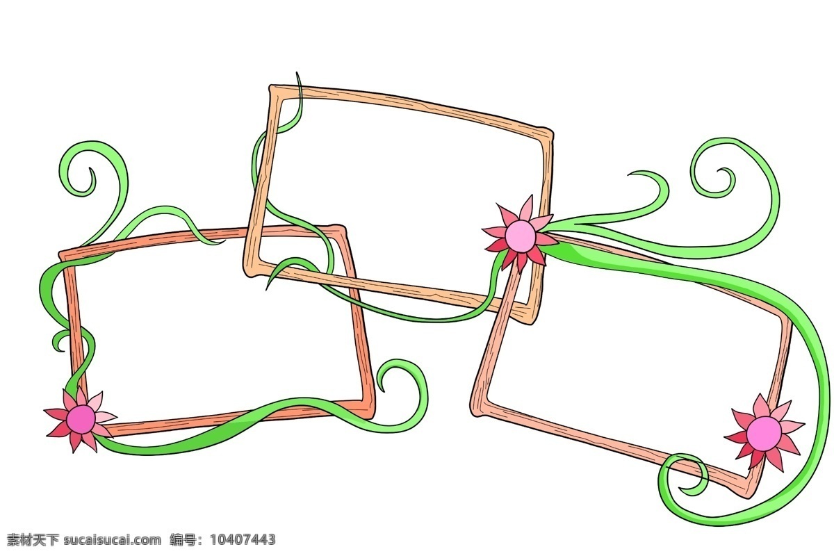 花 藤 相框 装饰 插画 花藤相框 植物相框 漂亮的相框 创意相框 立体相框 相框装饰 相框插画 卡通相框