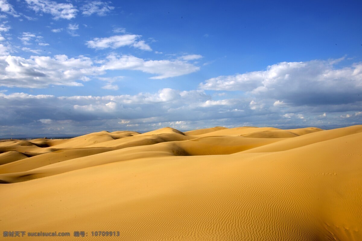 金色 沙漠 蓝天 白云 内蒙古 响沙湾 旅游 景区 金色的沙漠 沙丘 沙山 沙子 沙坡 沙滩 自然 唯美 纯净 空灵 沙纹 波纹 自然风景 旅游摄影