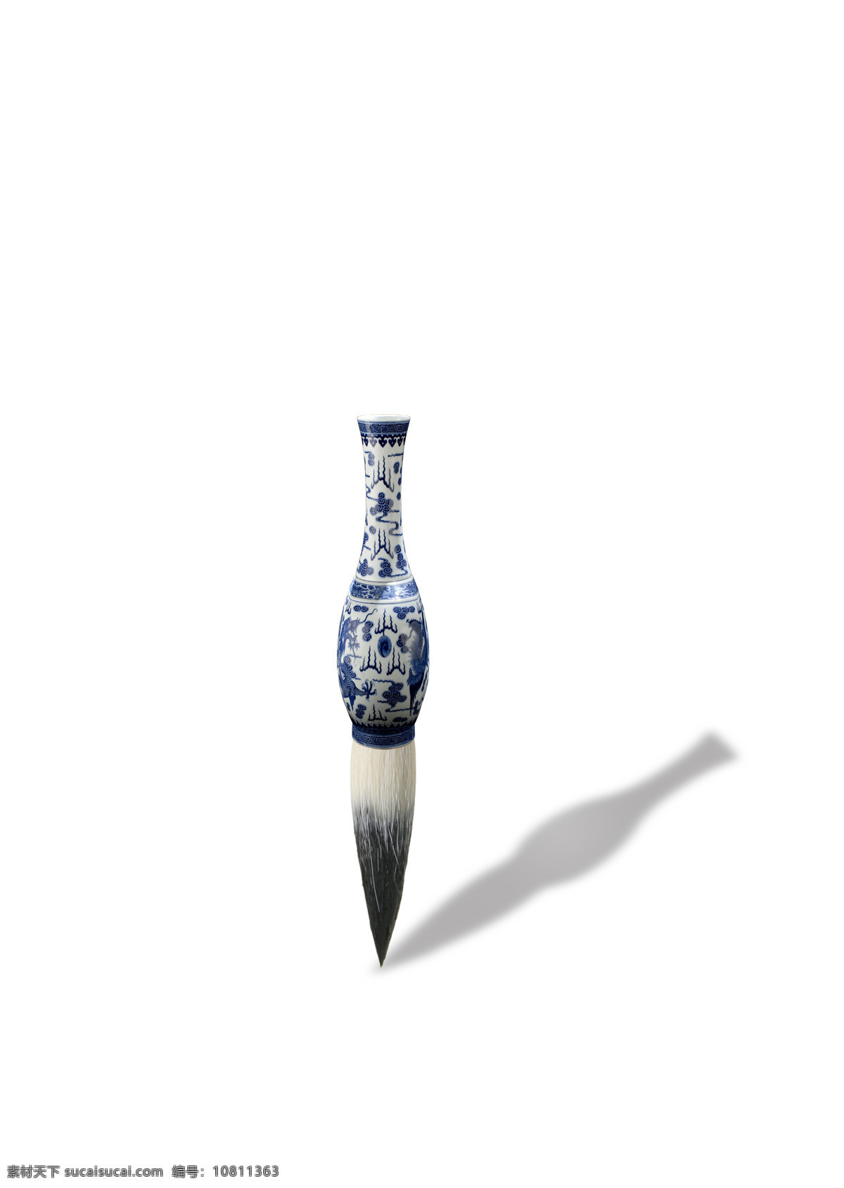创意 毛笔 传统文化 瓷瓶 瓷器 青花瓷 文化艺术 艺术 创意毛笔 艺术气息 笔尖 psd源文件