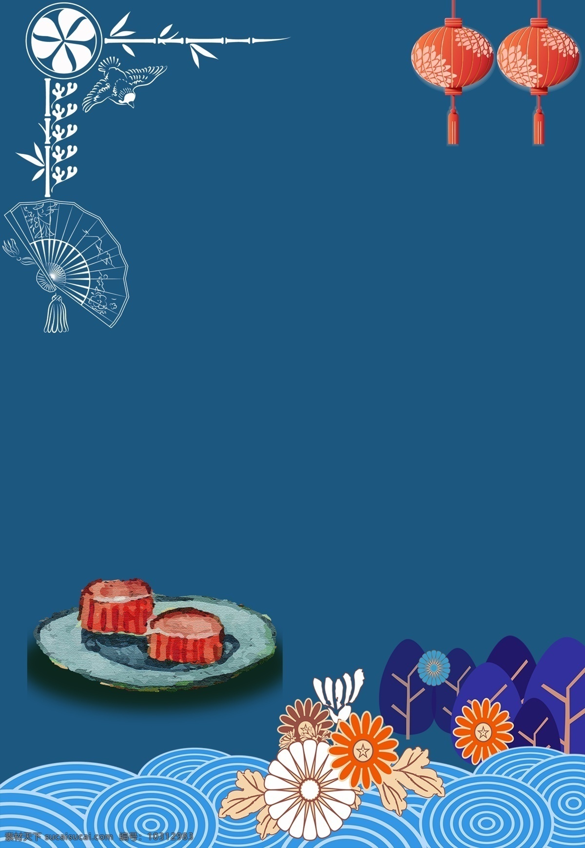 创意 简约 中国 风 中秋 海报 背景 元素 中秋海报 月亮 线条 中国风 古典 中秋圆月 圆月 浮云 中球圆月 明月 佳节 中秋佳节 迎中秋 复古
