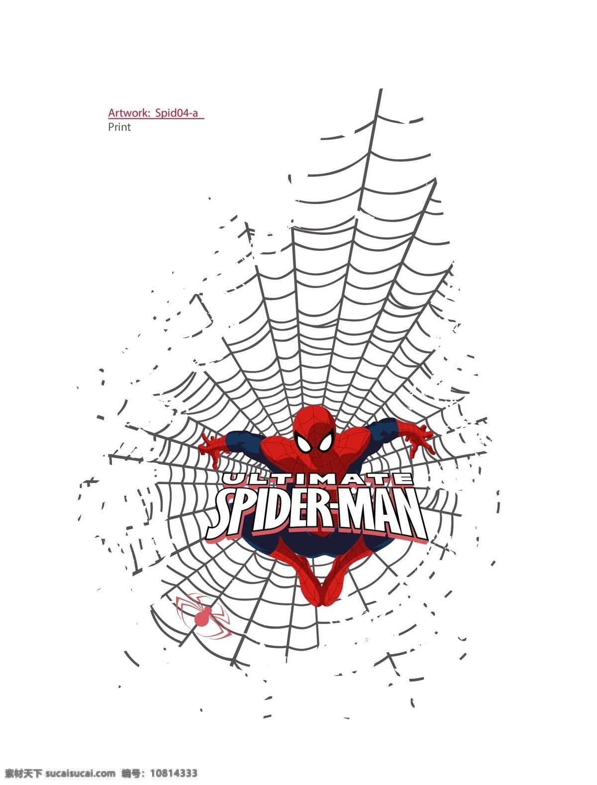 蜘蛛侠 spider man 卡通人物 卡通设计 矢量