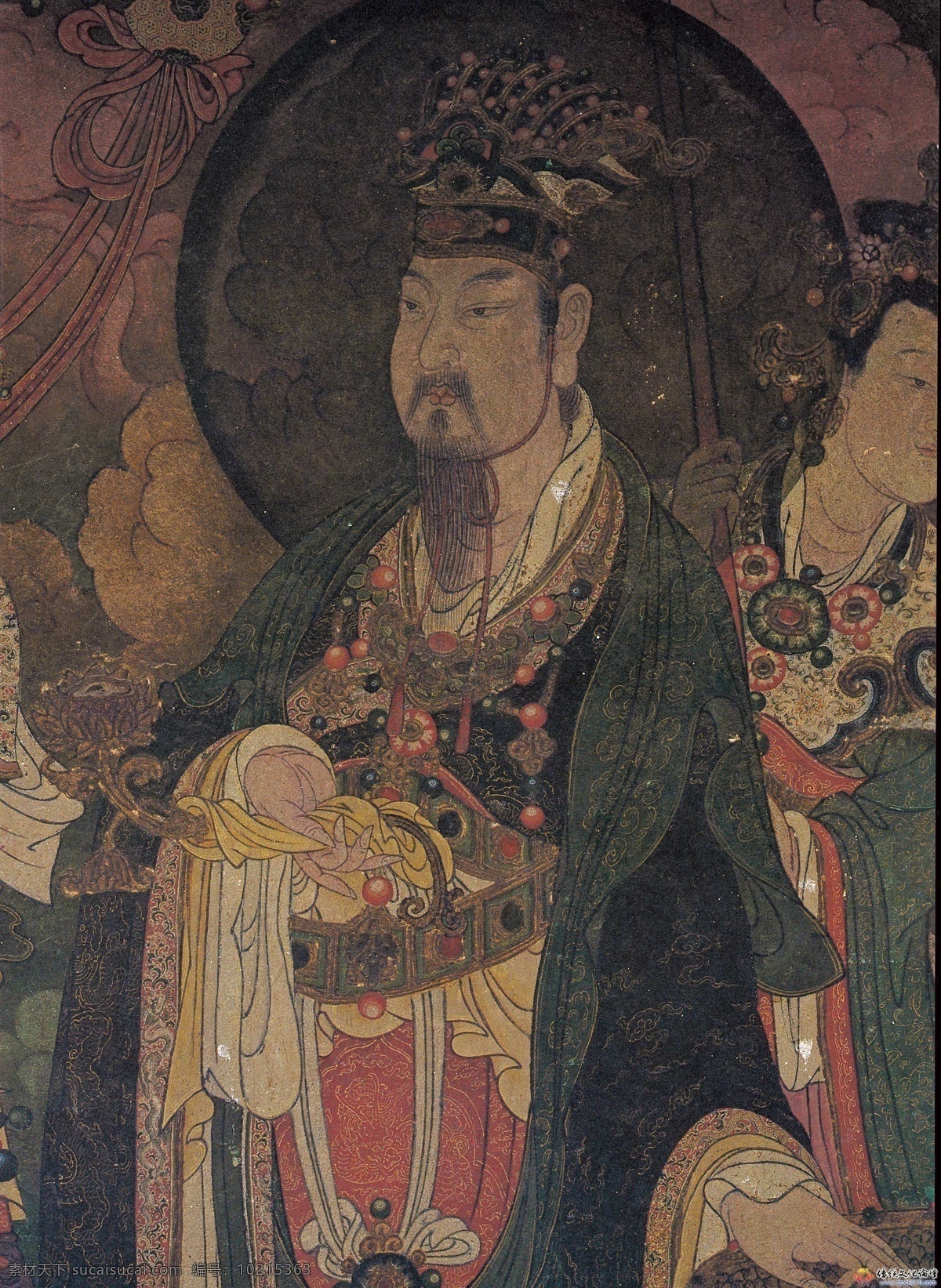 法海 寺 壁画 设计素材 中国古典 壁画世界 书画美术 黑色