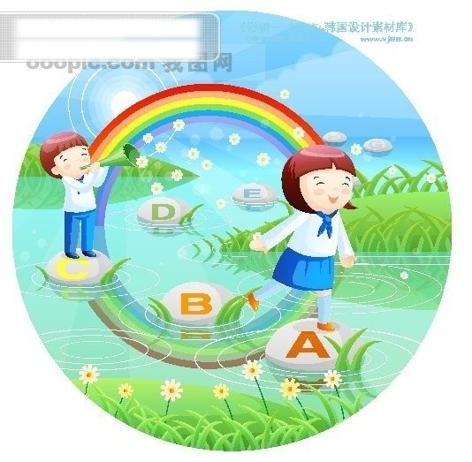 儿童 校园生活 hanmaker 韩国 设计素材 库 矢量 儿童校园生活 矢量人物