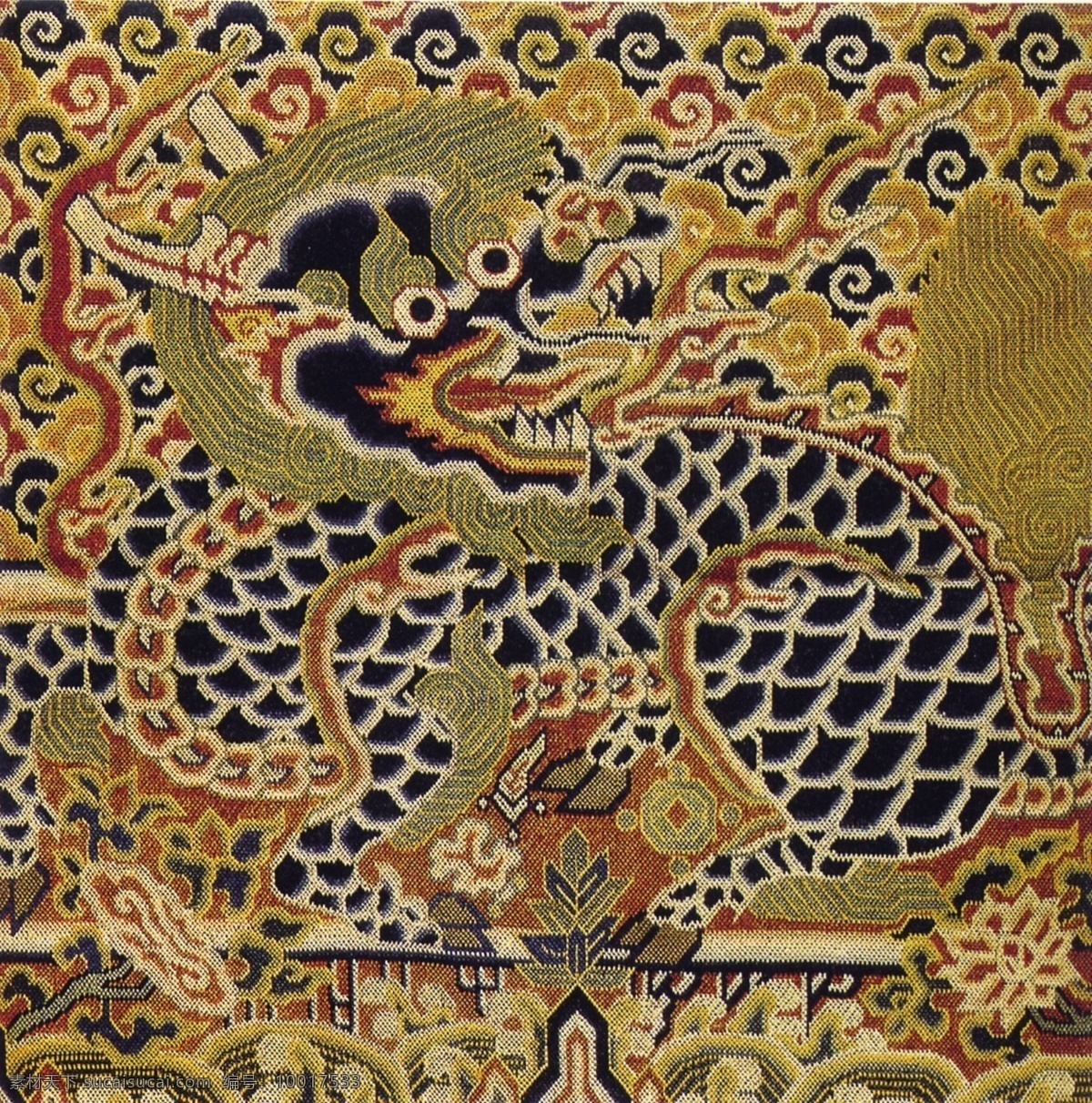 绣花绣龙古画艺术中华刺绣花朵民间艺术PSD分层素材源文件中国传统元素整合图库素材图片下载-素材编号10017533-素材天下图库