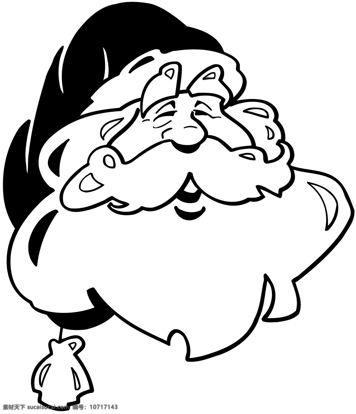 圣诞老人头像 卡通头像 矢量素材 格式 eps格式 设计素材 人物头像 卡通人物 矢量图库 白色