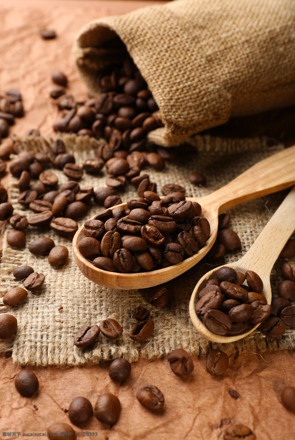木勺 里 咖啡豆 咖啡 咖啡果 咖啡原料 其他类别 餐饮美食 黑色