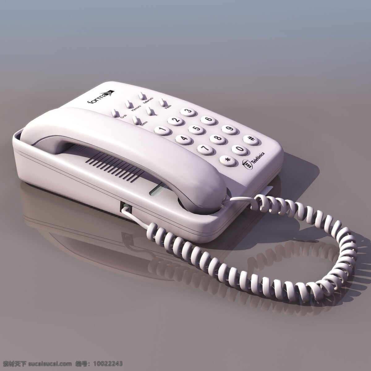 电话机 3d 模型 3d模型素材 其他3d模型