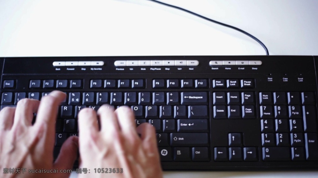 电脑 键盘 视频 按键盘 视频素材