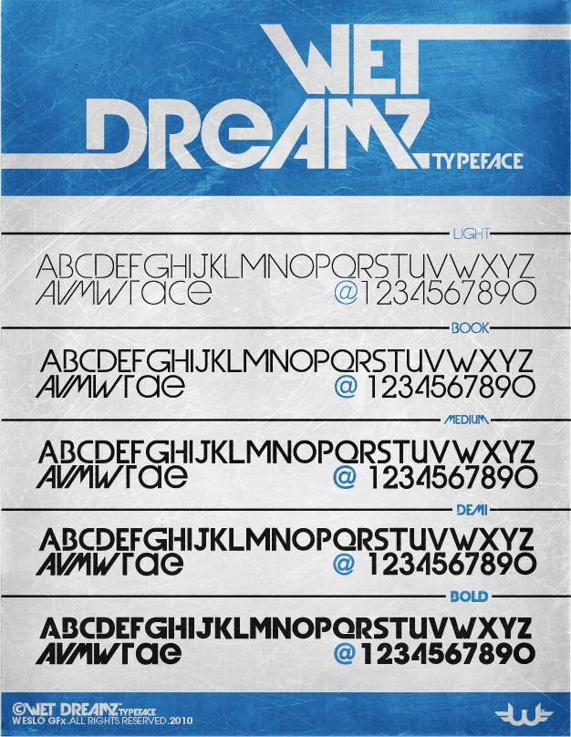 湿梦字体 湿梦 威斯乐 wetdreamzmedium 湿 梦 medium otf 字体 truetype opentype 后记 eot ttf 光学传递函数 adobe postscript 白色