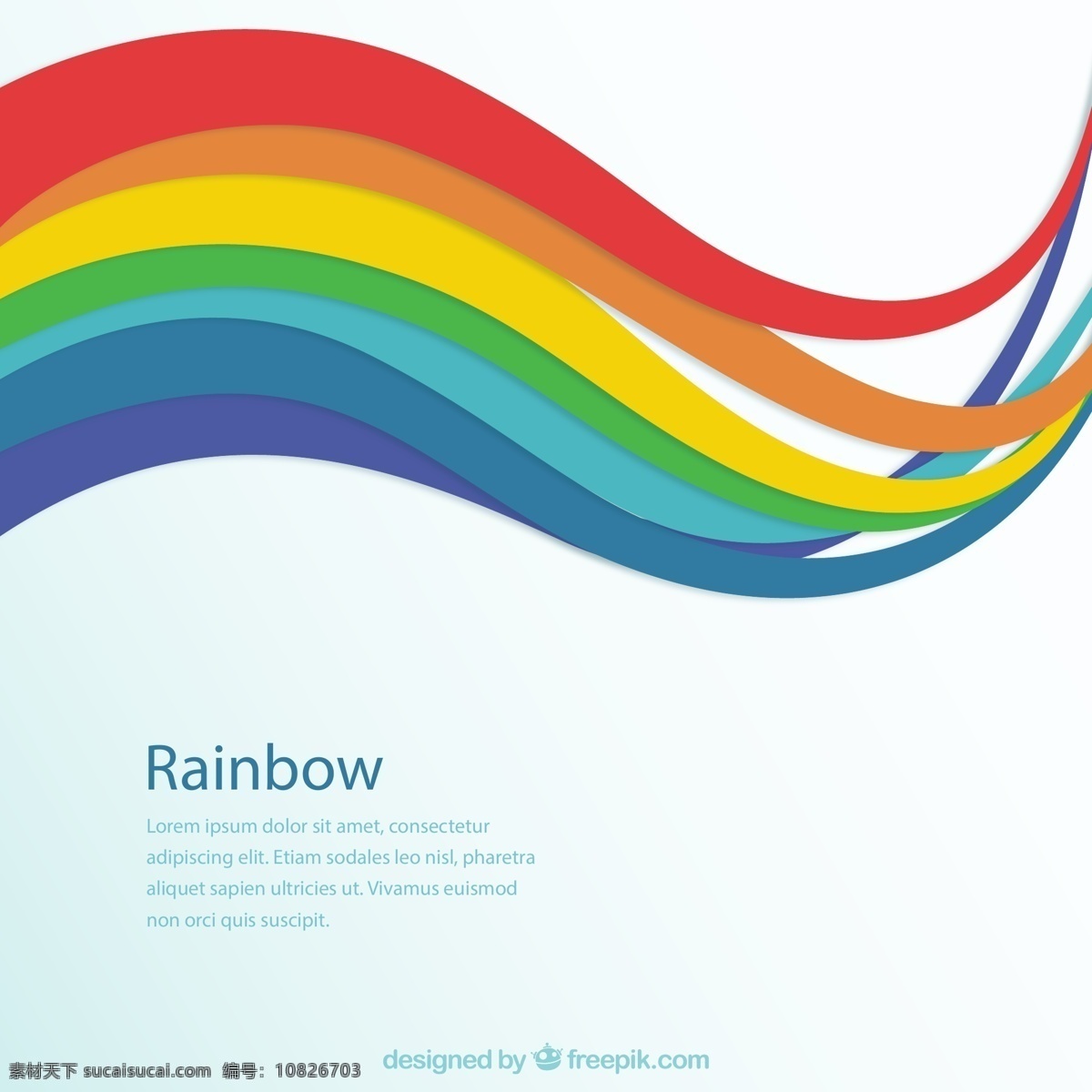 彩虹 色 曲线 背景图片 波浪 背景 矢量图 格式 矢量 高清图片