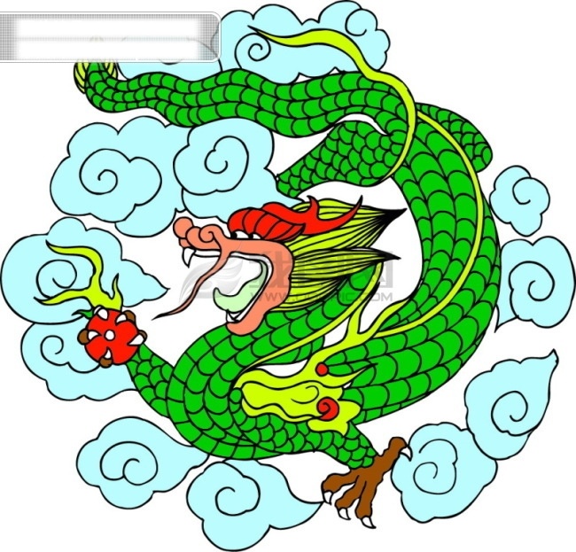 精品 传统文化 原图 龙 龙纹图案 中国龙 矢量图 其他矢量图