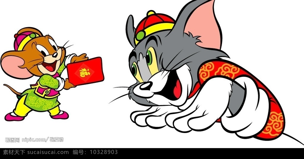 精彩 tomjerry 中国 版 tom jerry 猫和老鼠 猫 老鼠 矢量图 其他矢量 矢量素材 精彩的tom 矢量图库