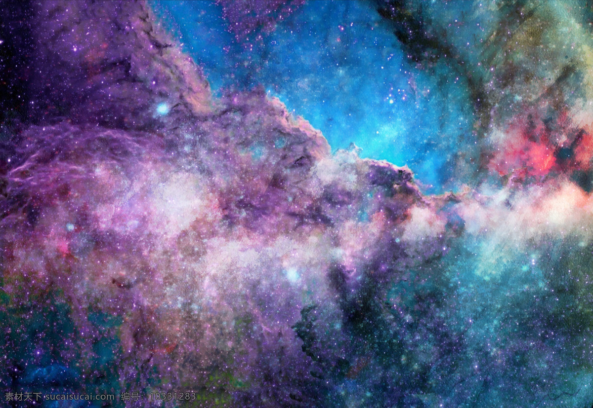 星空 太空 星云 色彩 彩色 背景 宇宙 银河 星空背景 抽象背景 唯美星空 星星 云 夜晚 自然景观 自然风光
