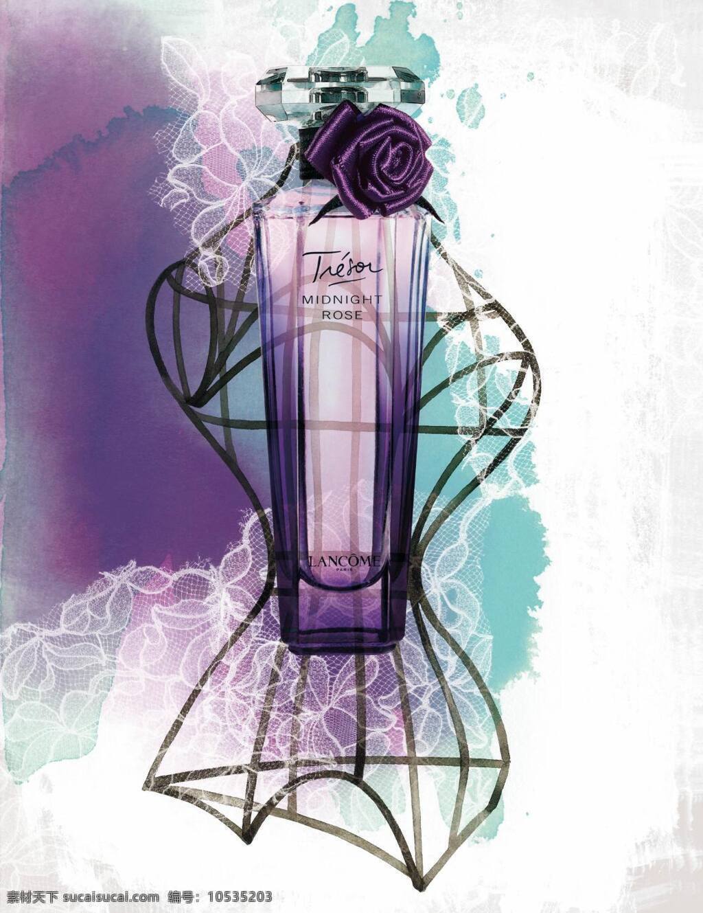 紫色 花朵 香水 设计图 玫红色 高贵 高档香水 矢量 香奈尔 汽车香水 薰衣草香水