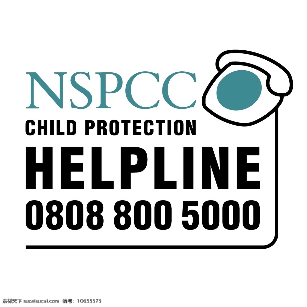 nspcc 保护 儿童 帮助 热线 标识 公司 免费 品牌 品牌标识 商标 矢量标志下载 免费矢量标识 矢量 psd源文件 logo设计