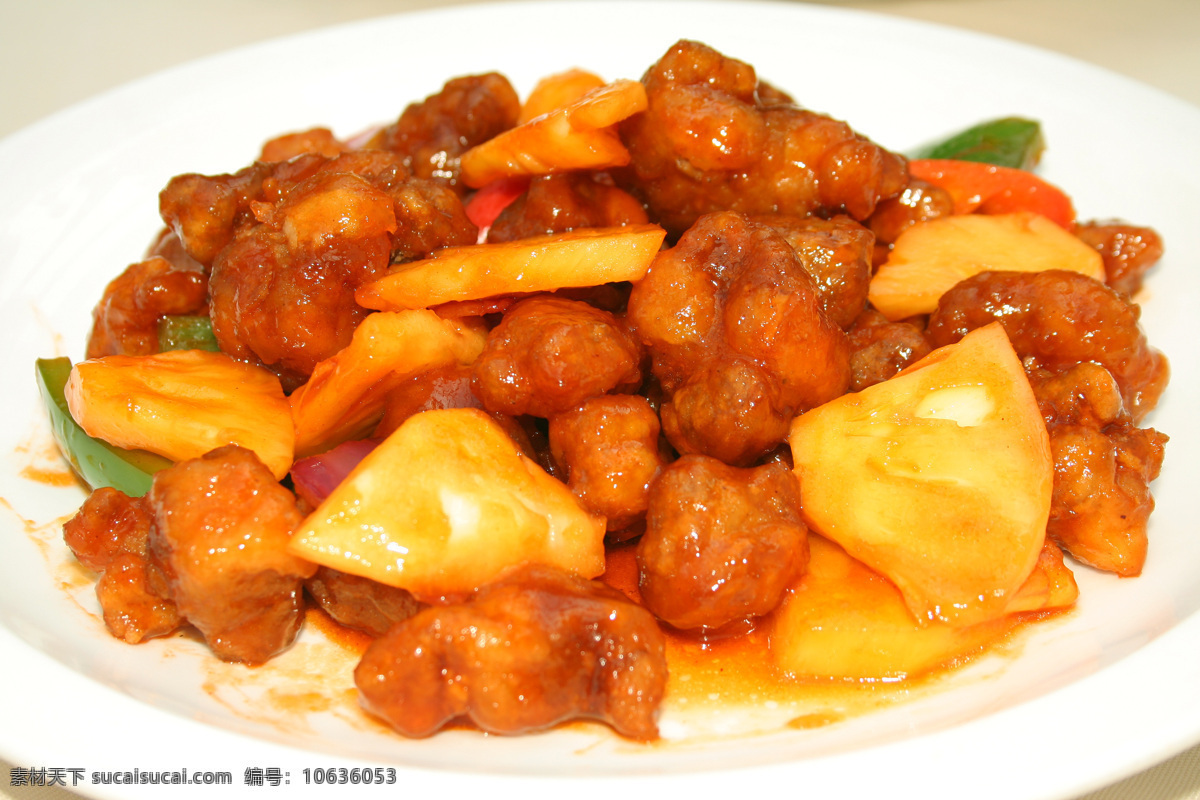 菠萝生炒骨 菠萝 生炒骨 传统美食 餐饮美食