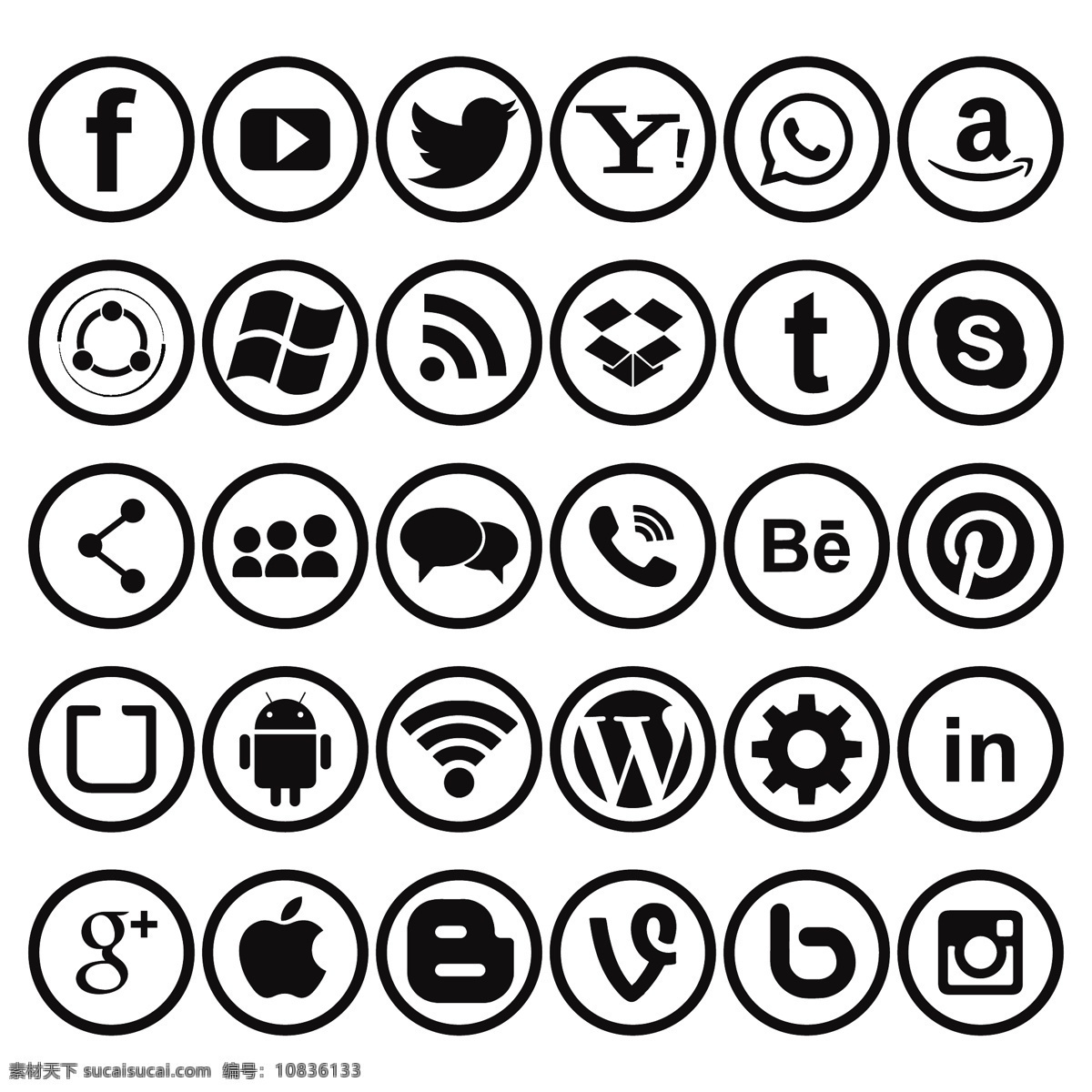黑与白 社交 网络 图标 背景 标志 商业 摘要 技术 脸谱网 手机 移动 instagram 营销 网页 互联网 丰富多彩 数字 符号 通信 推特