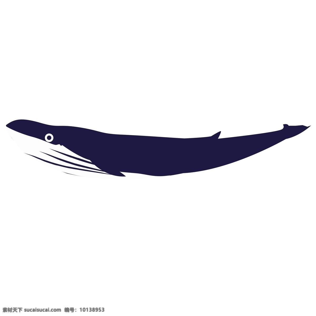 唯美 清新 蓝色 鲸鱼 透明 png元素 蓝色鲸鱼 免抠元素 装饰素材 透明素材