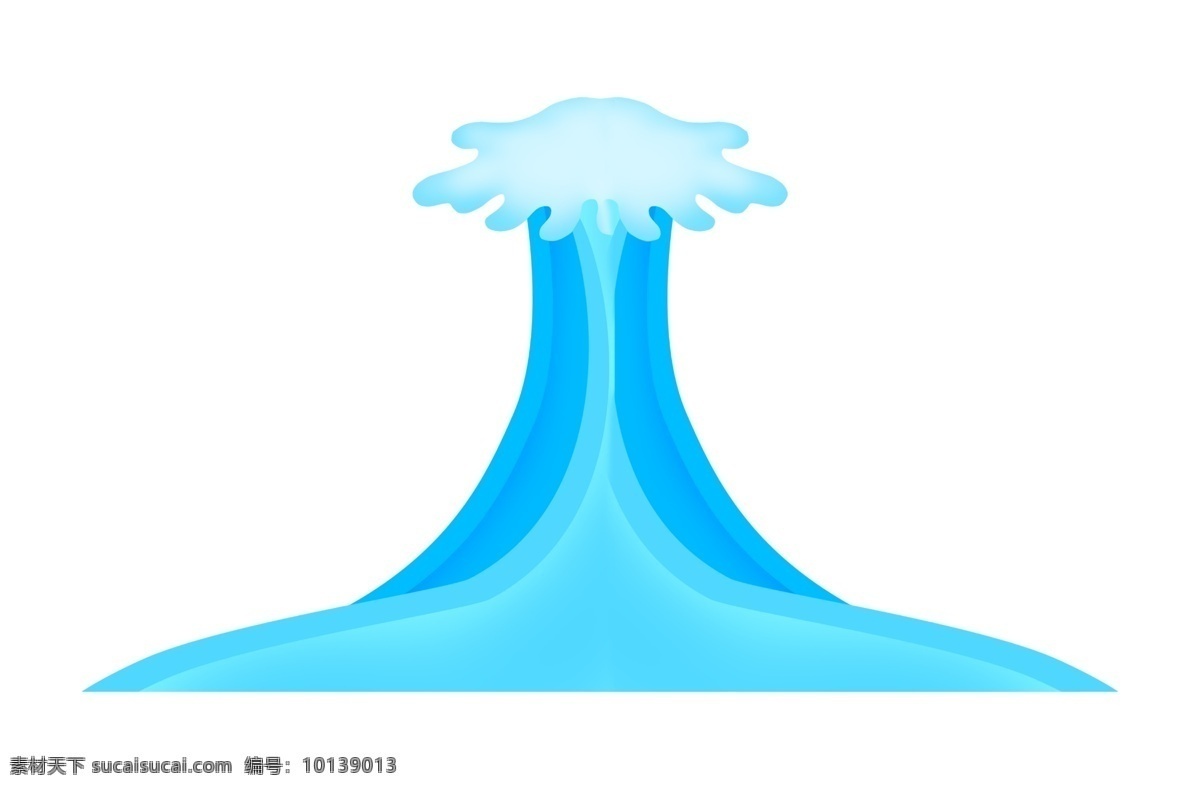 蓝色海浪海水 海浪 浪花 海水