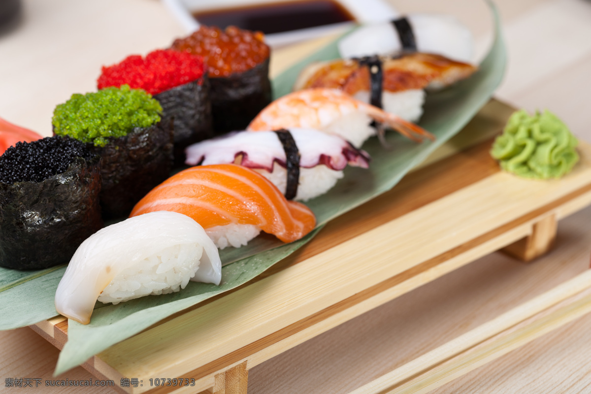 各种 鱼类 寿司 食物 日本料理 外国美食 餐饮美食